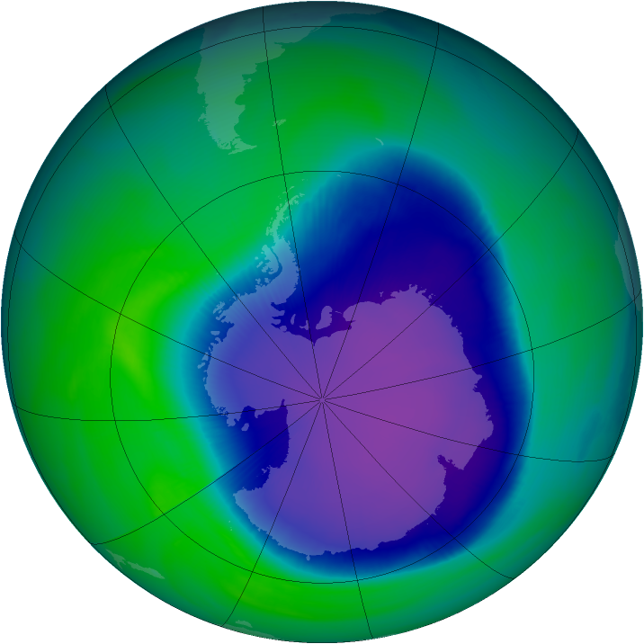Ozone Map 2006-11-03